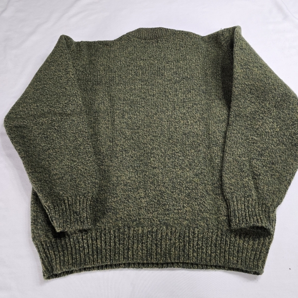 Vintage L.L. Bean Lambs Wool Grandpa Slouchy Sweater XL - Picture 5 of 5